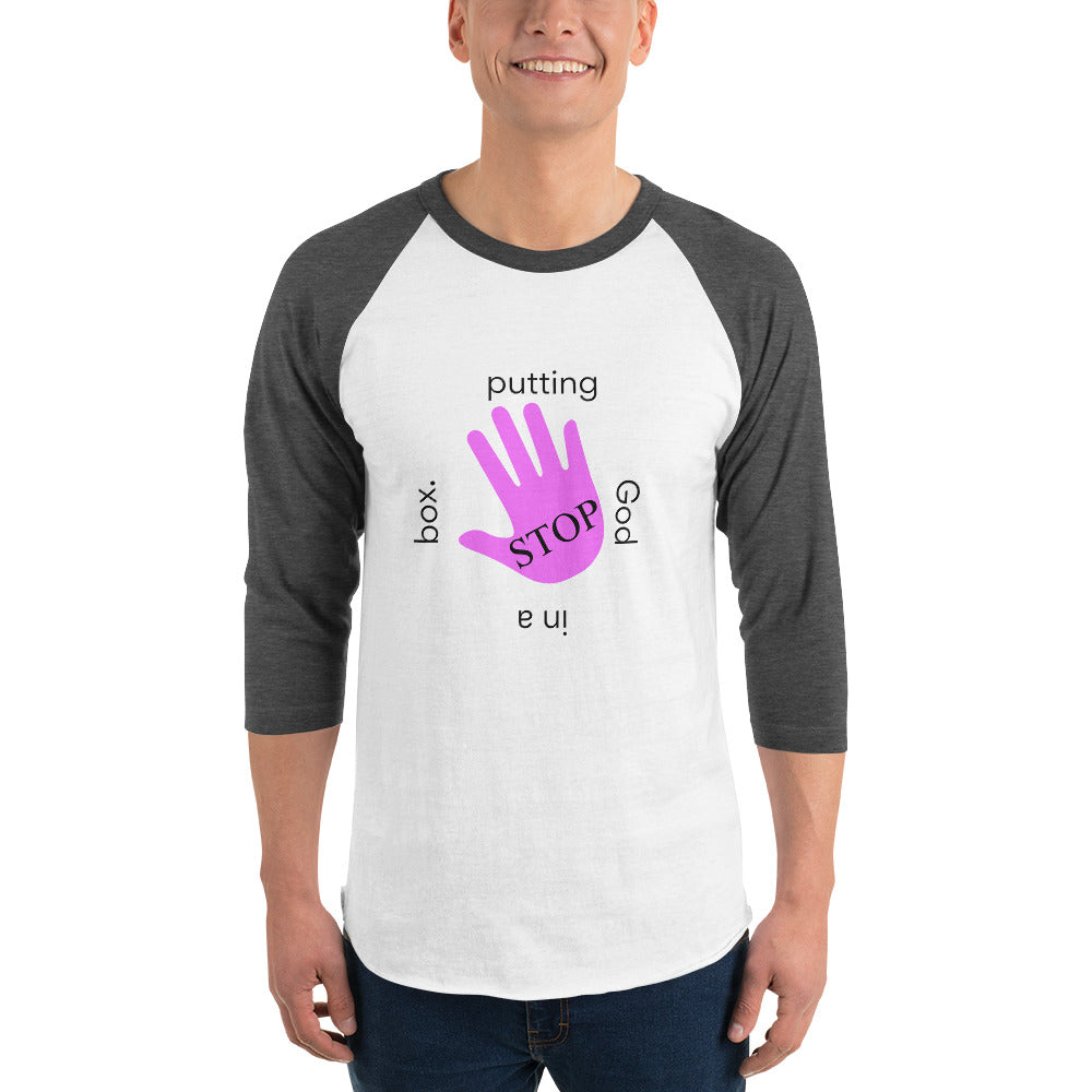 3/4 sleeve raglan shirt